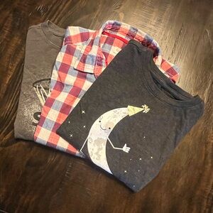 Cat & Jack 3 Small Shirt Varieties.